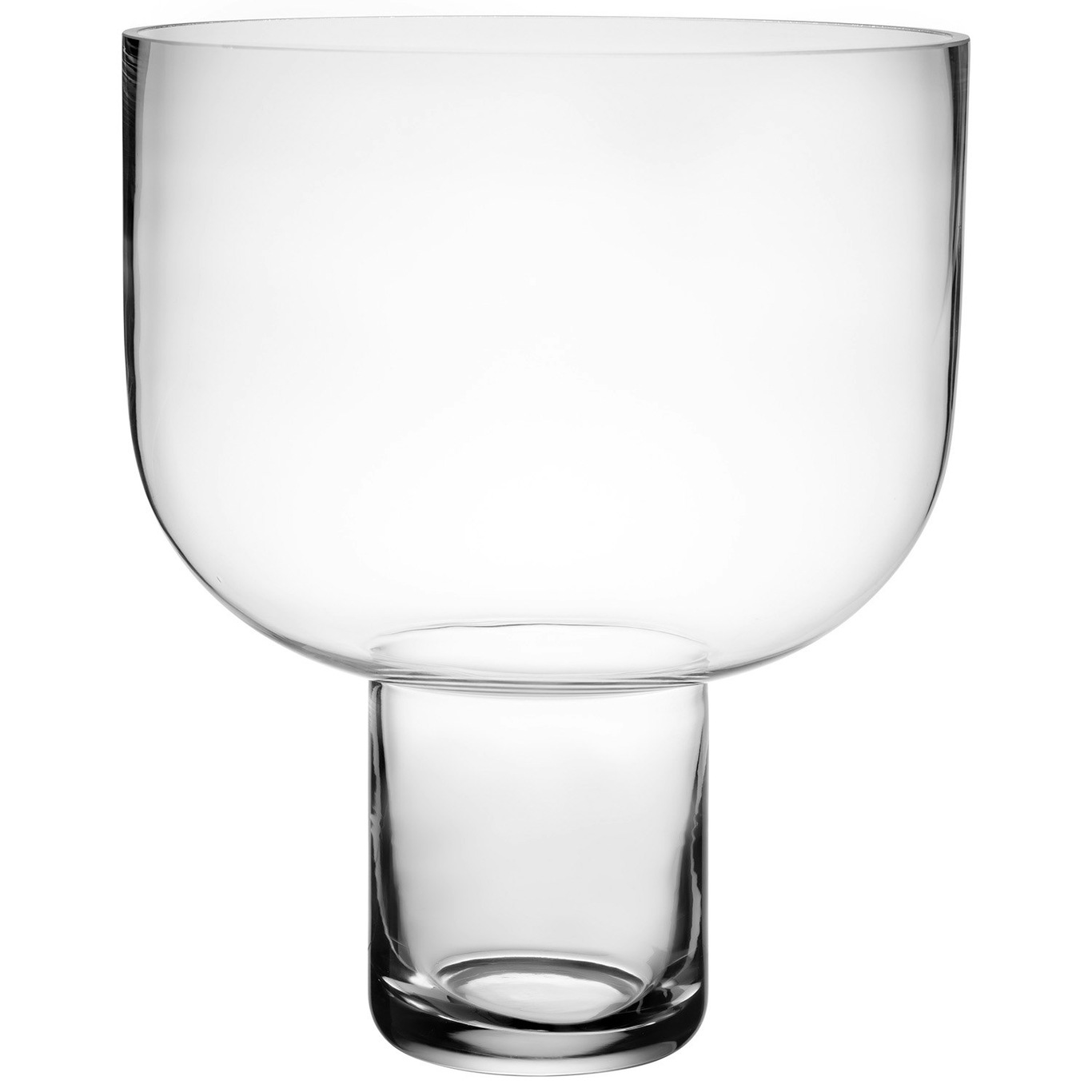 Nebl Vase L 35 cm, Transparent