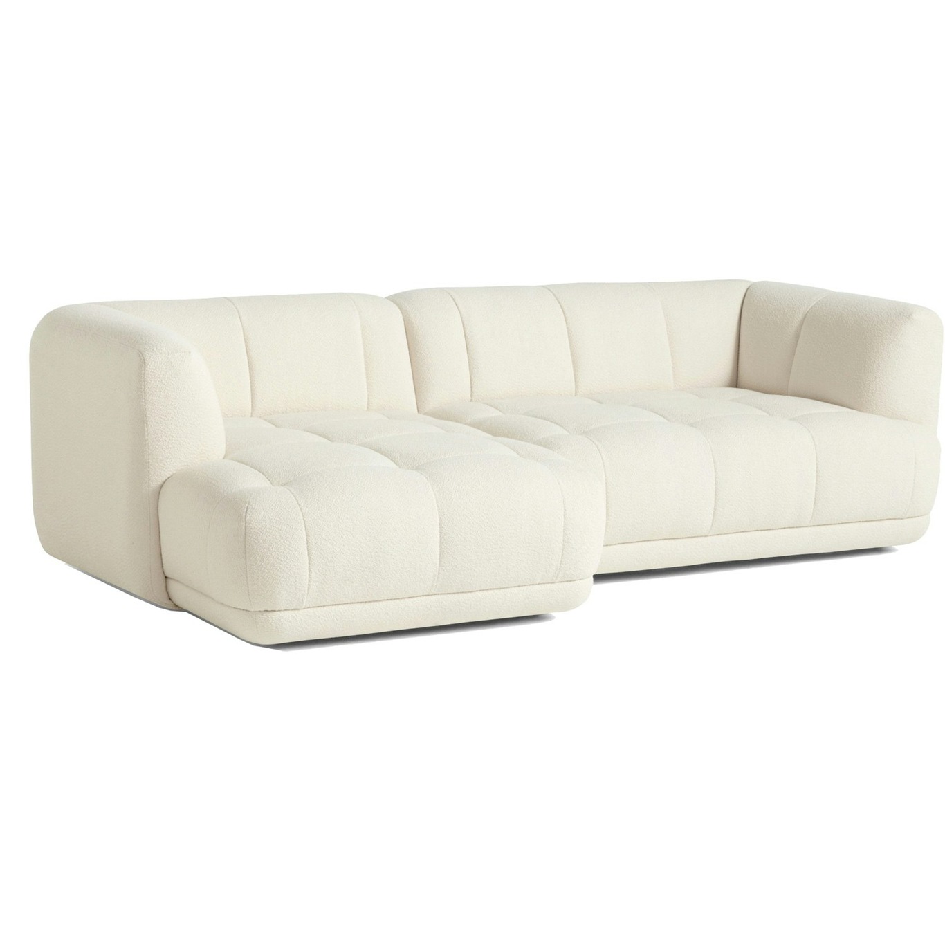 Quilton 3-Sitzer-Sofa Konfiguration 19 Links, Flamiber Cream
