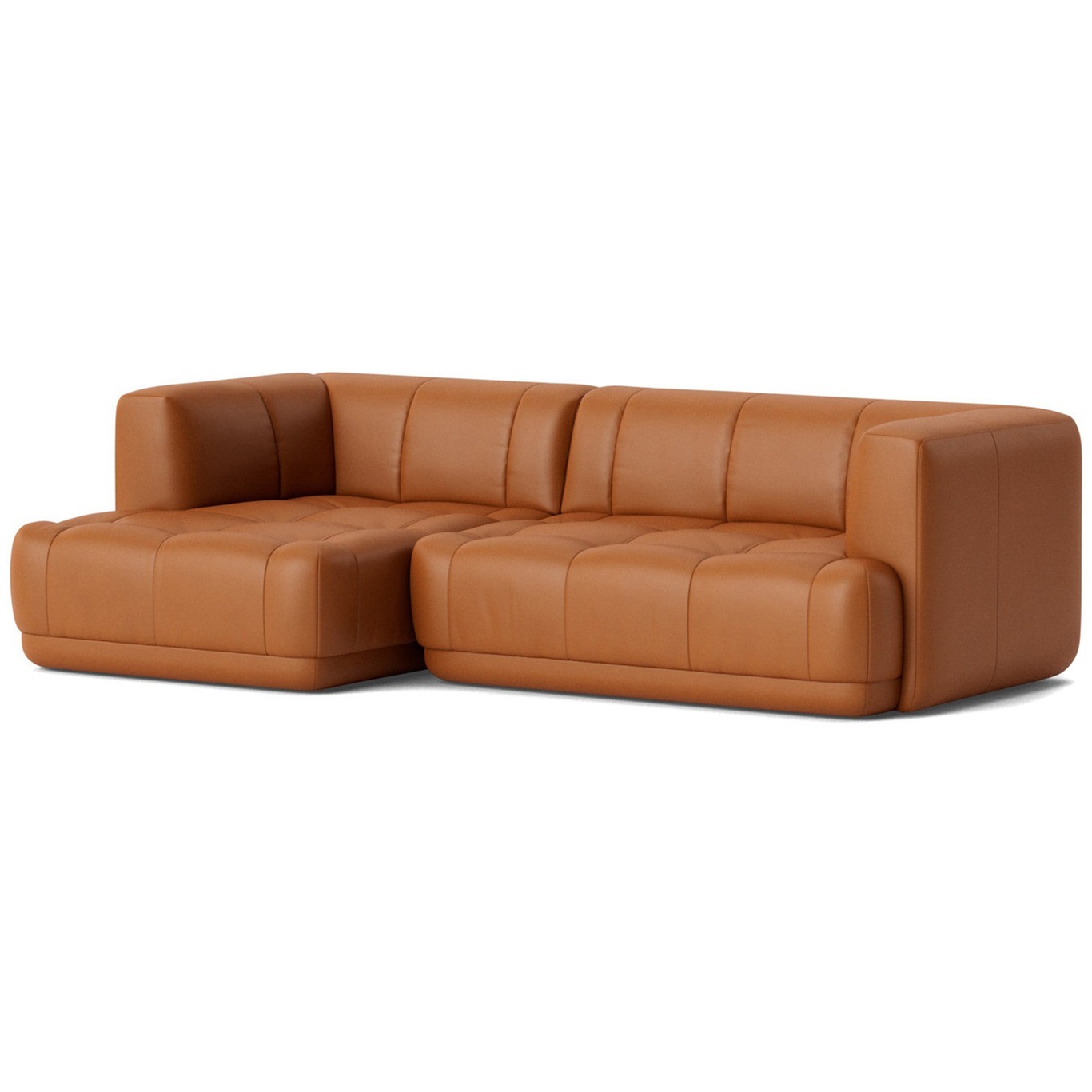 Quilton 3-Sitzer-Sofa Konfiguration 19 Links, Leder Nevada NV2488