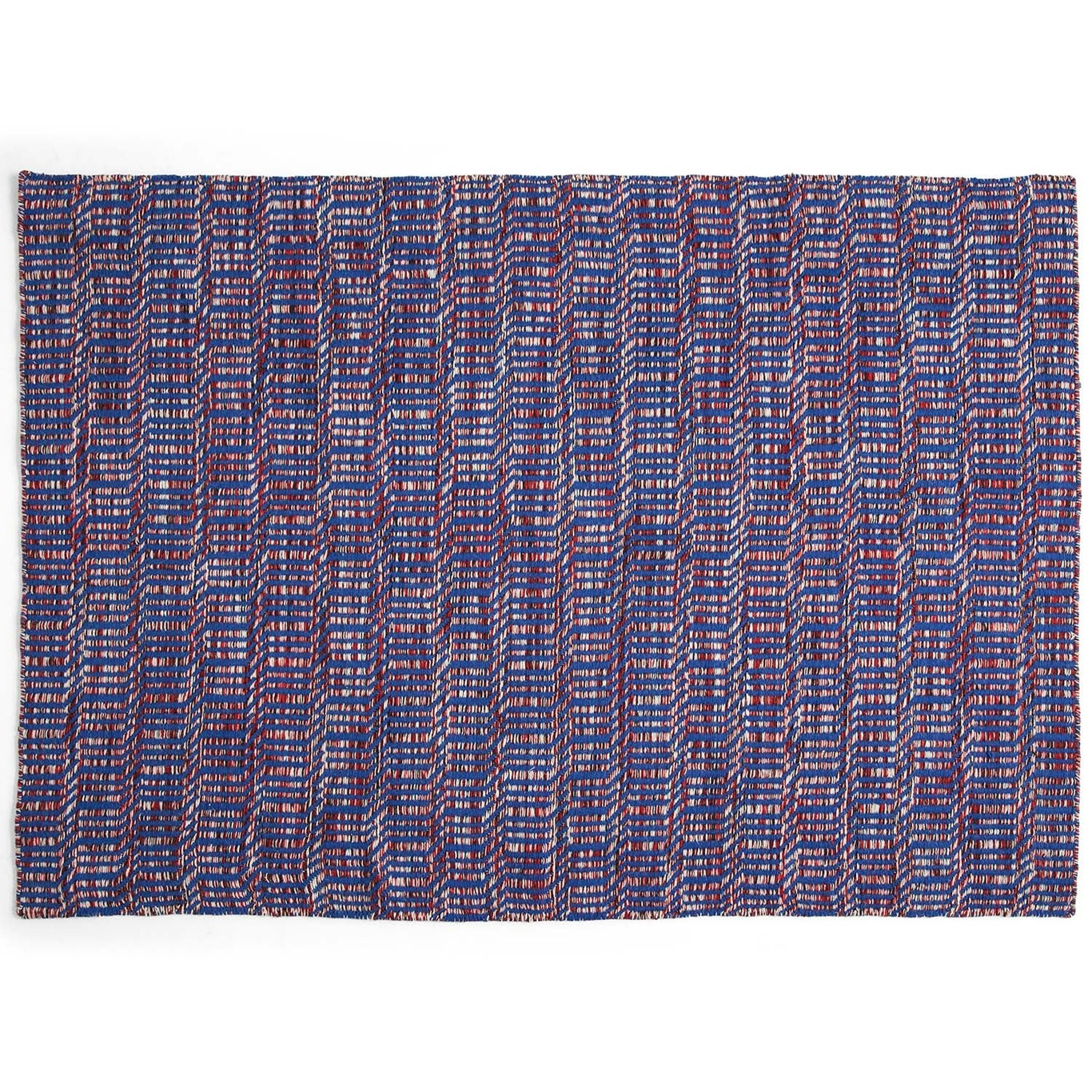 Radio Teppich Blau/Rot, 60x200 cm
