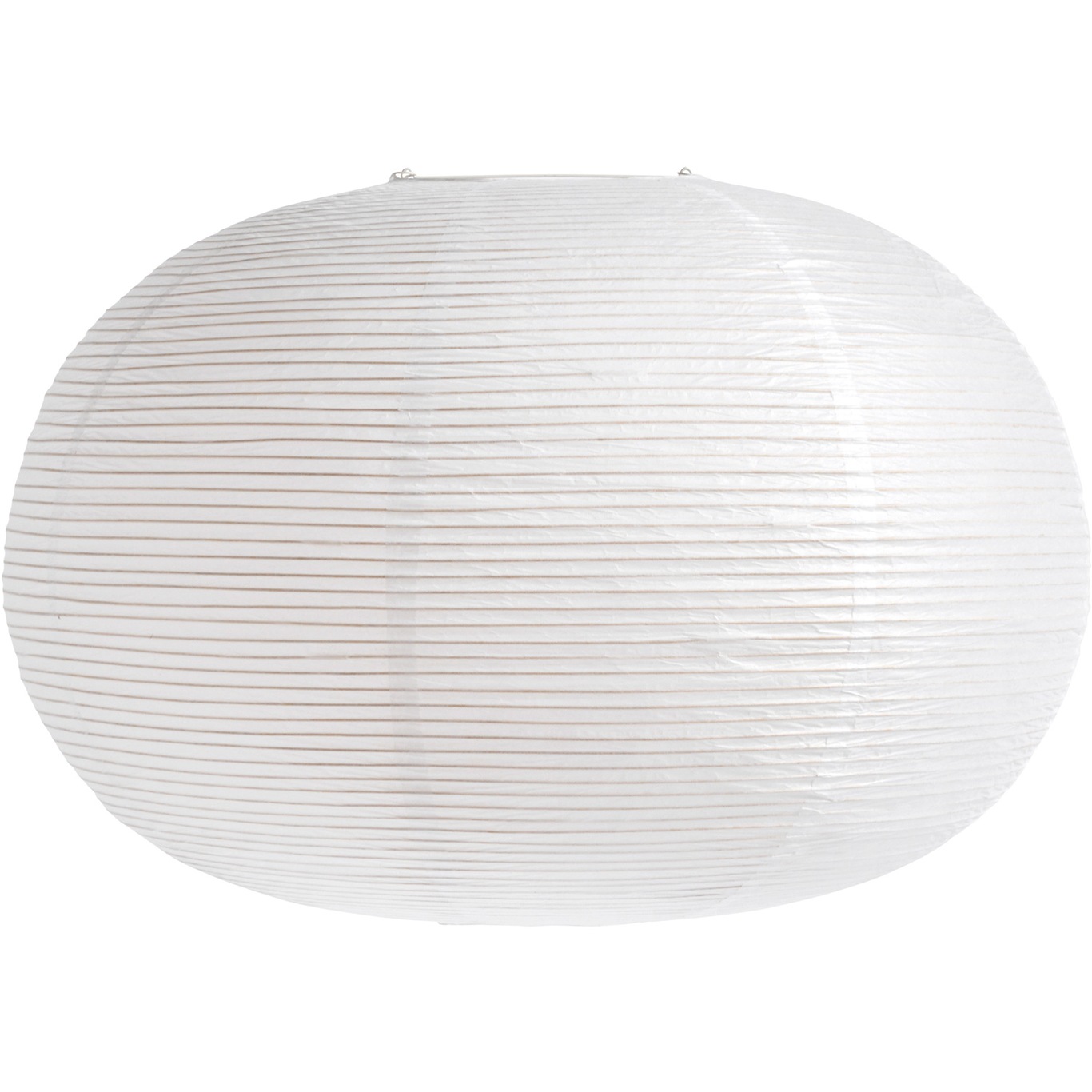Rice Paper Lampenschirm Klassisches Weiß, Ellipsenförmig