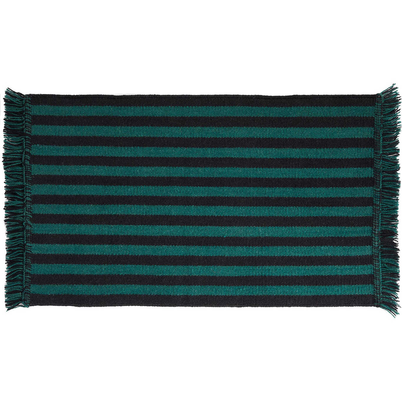 Stripes and Stripes Wool L95 x W52 Green