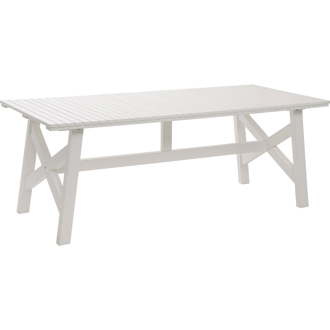 Bullerö Tisch 90x200 cm, Weiß