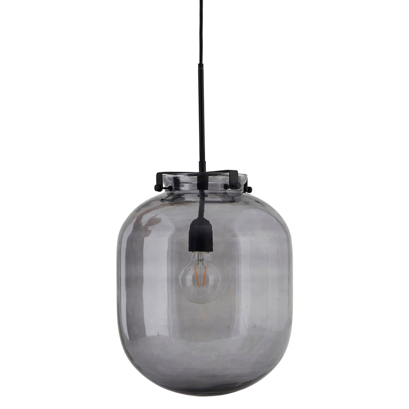 Ball-Jar Deckenlampe 30cm, Grau