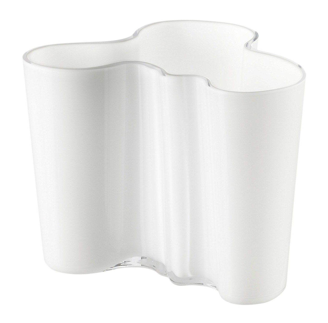 Alvar Aalto Vase, 12 cm/ Weiß