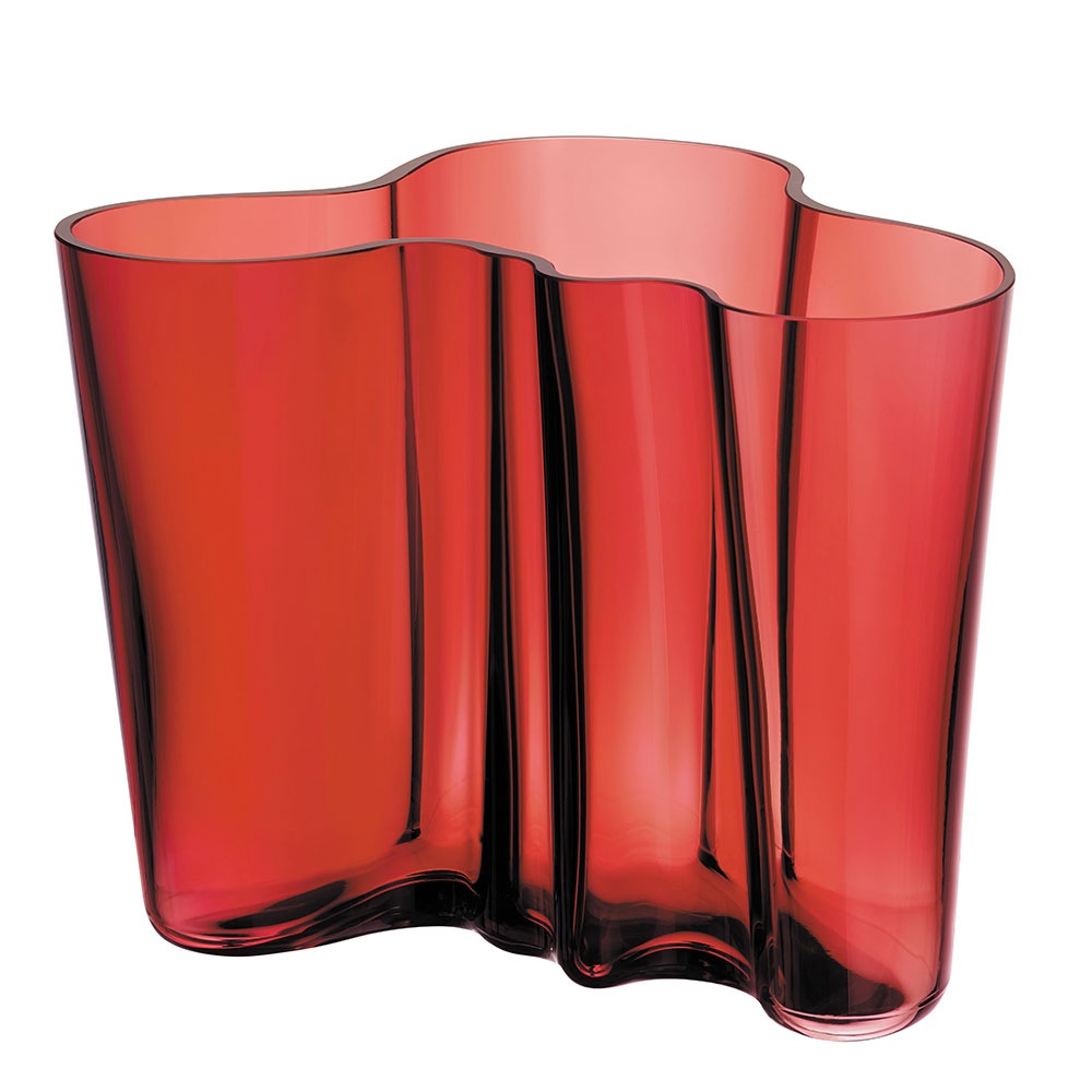 Alvar Aalto Vase, 16 cm/ Preiselbeeren