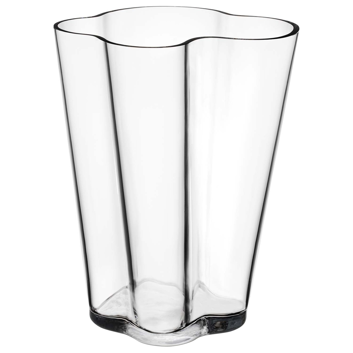 Alvar Aalto Vase, 27 cm/ Klar