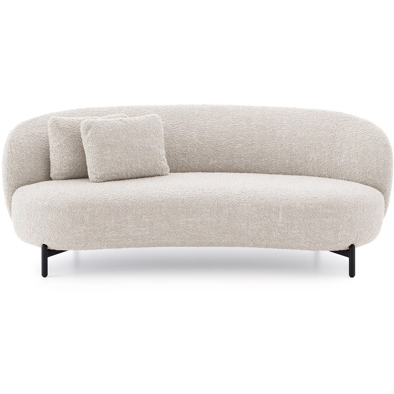 Lunam Curly Sofa, Weiß