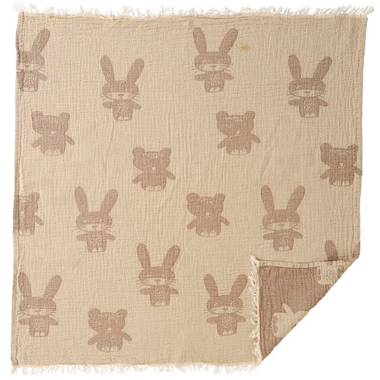 Bunny & Bear Kinderdecke, 75x90 cm