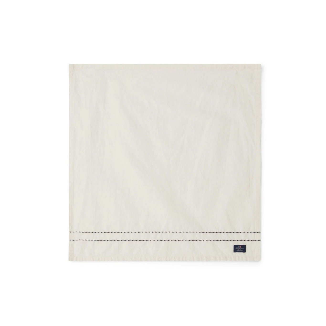 Cotton/Linen Serviette mit Gestickten Stichen 50x50 cm