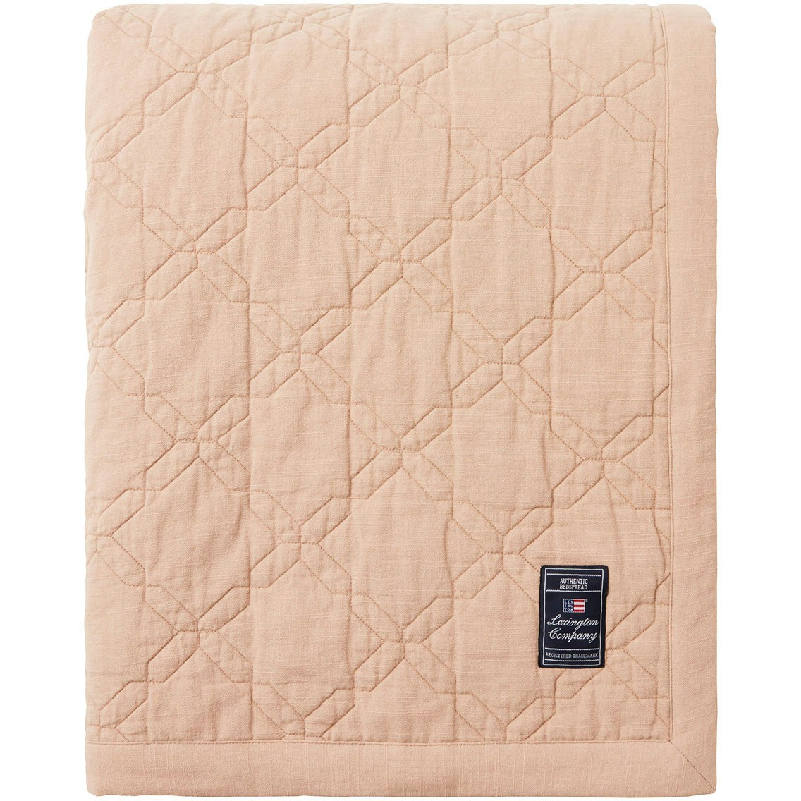 Quilted Recycled Cotton Tagesdecke 260x240 cm, Beige
