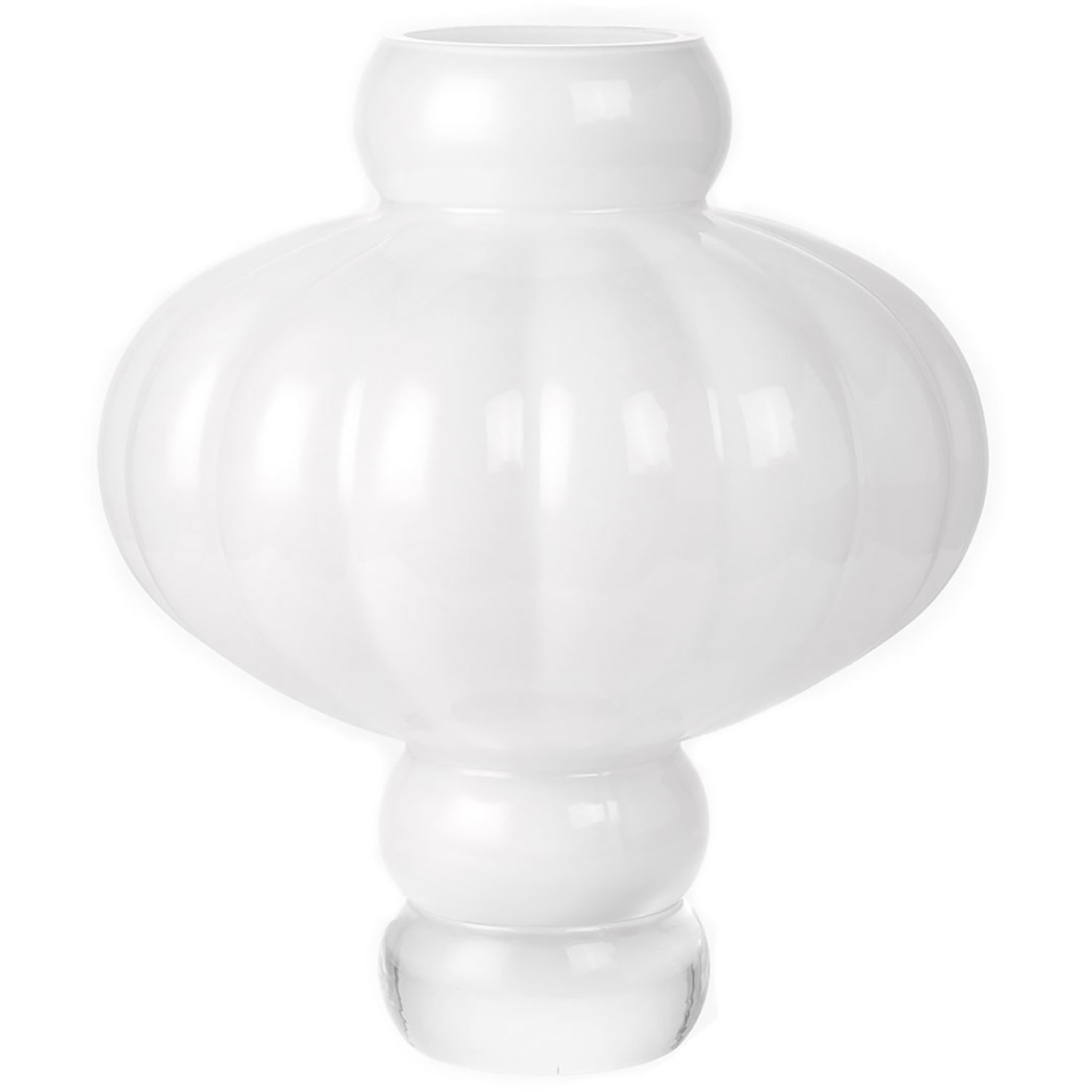 Balloon 08 Vase 30 cm, Opalweiß