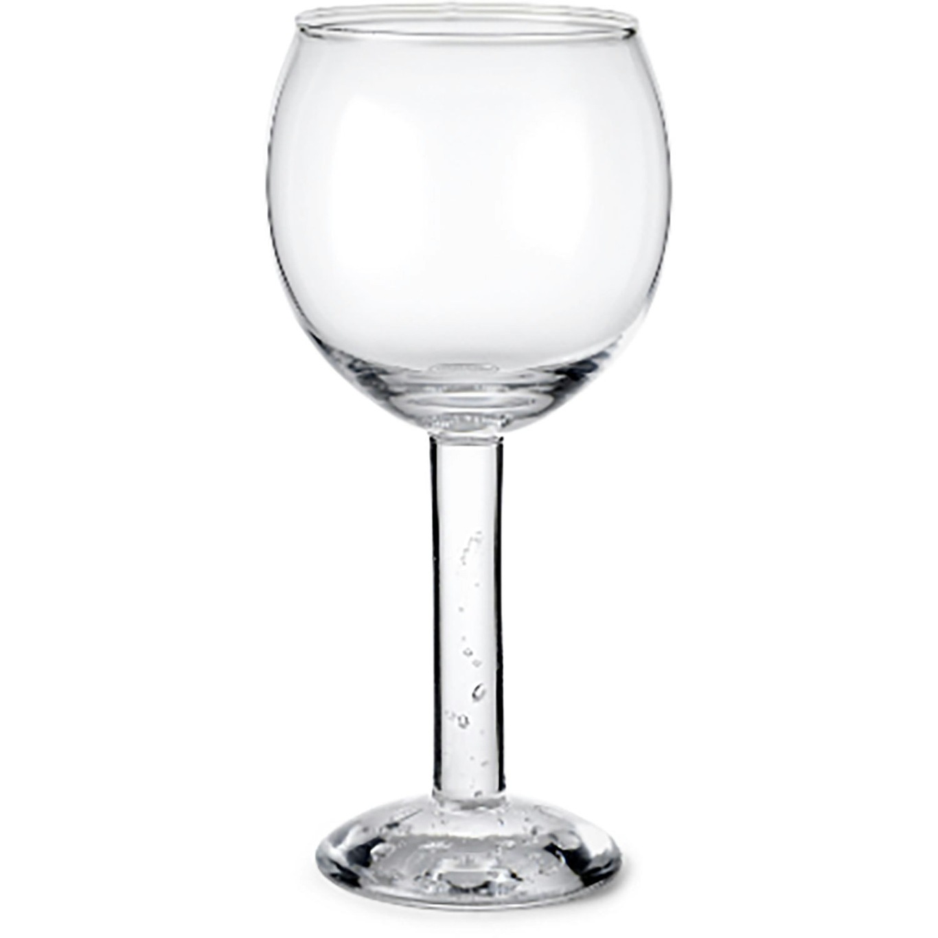 Bubble Glass Weinglas 21 cm, plain top