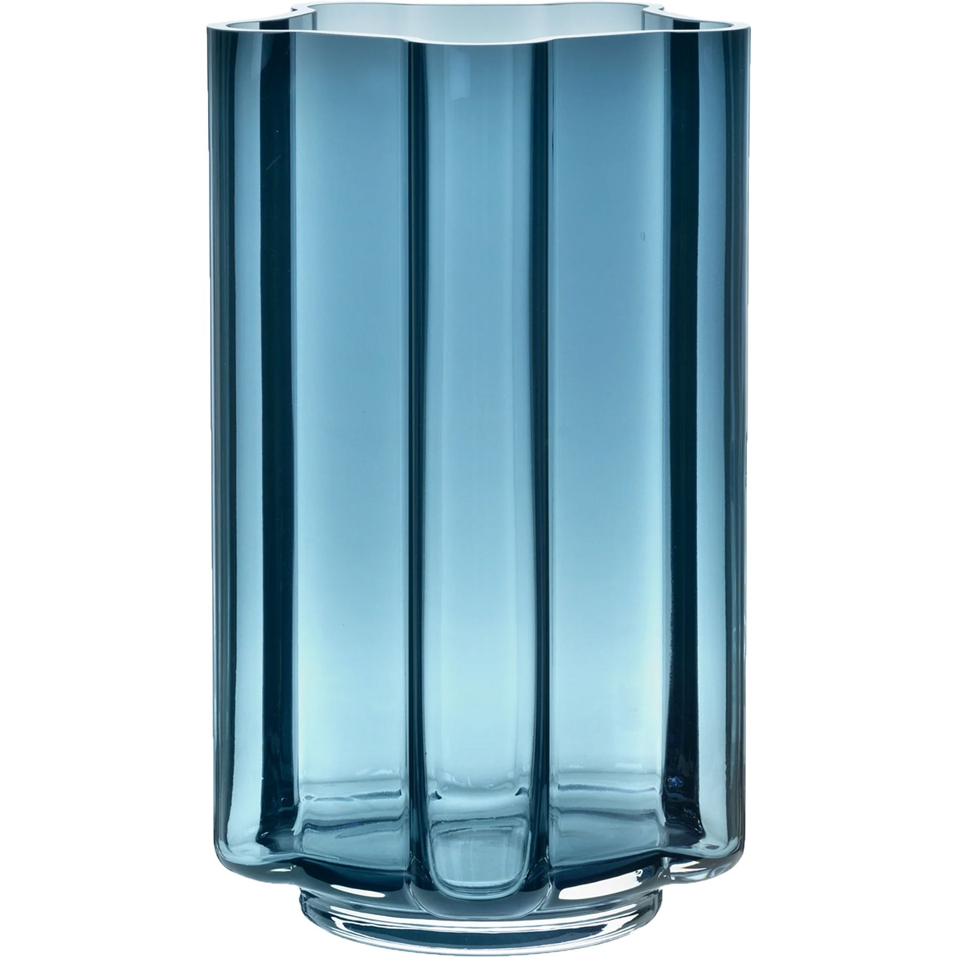 Funki Rounded Vase 34 cm, Blau