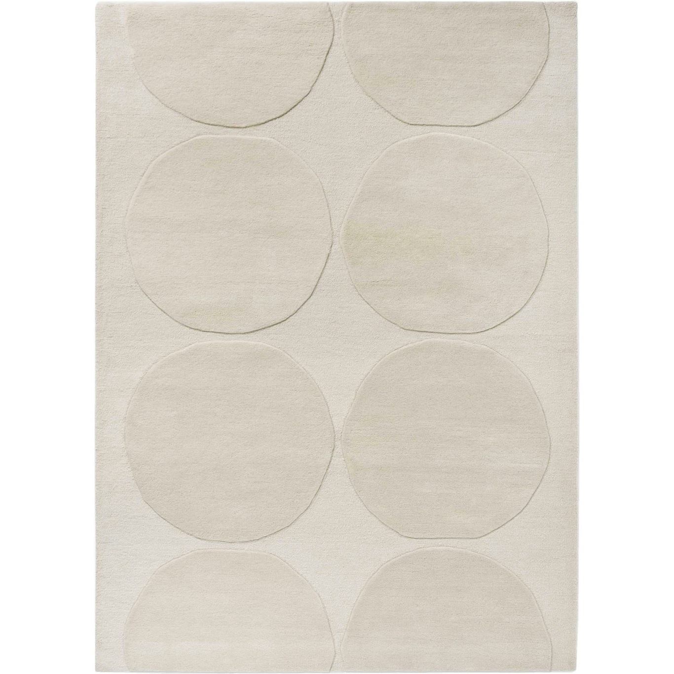 Marimekko Isot Kivet Teppich 170x240 cm, Natural White