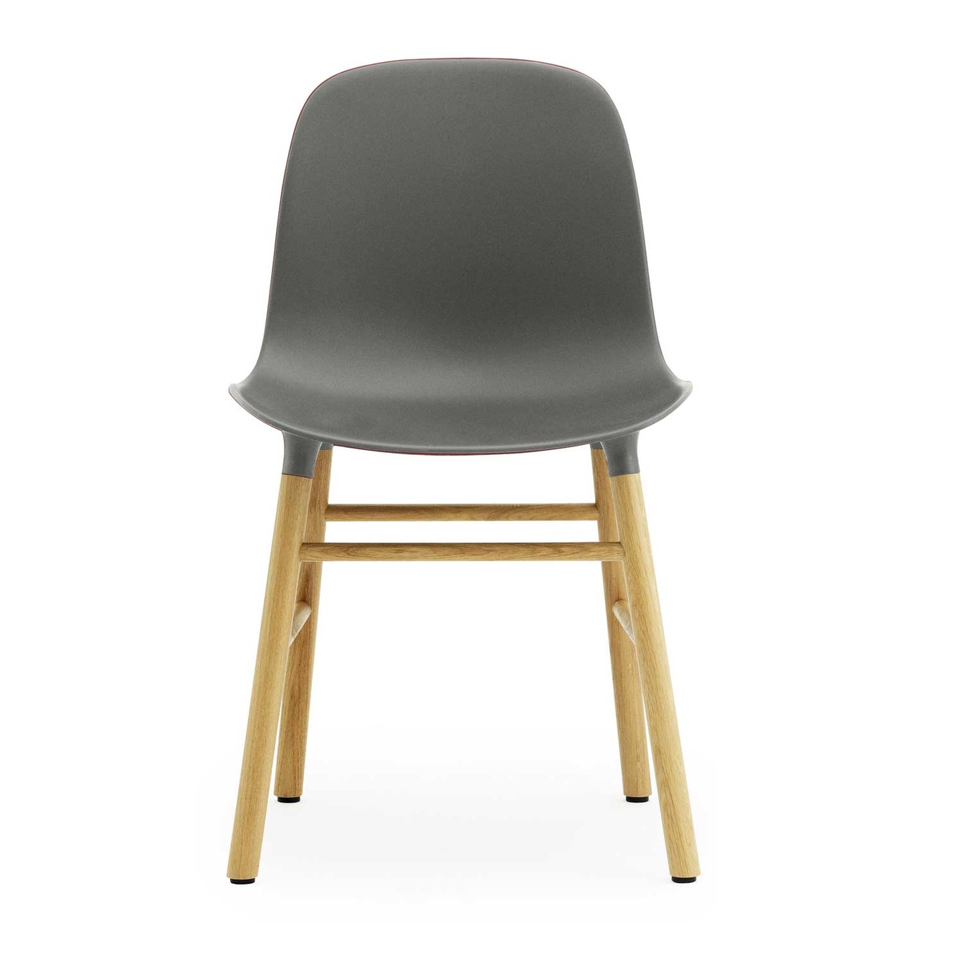 Form Stuhl, Grau/Eiche