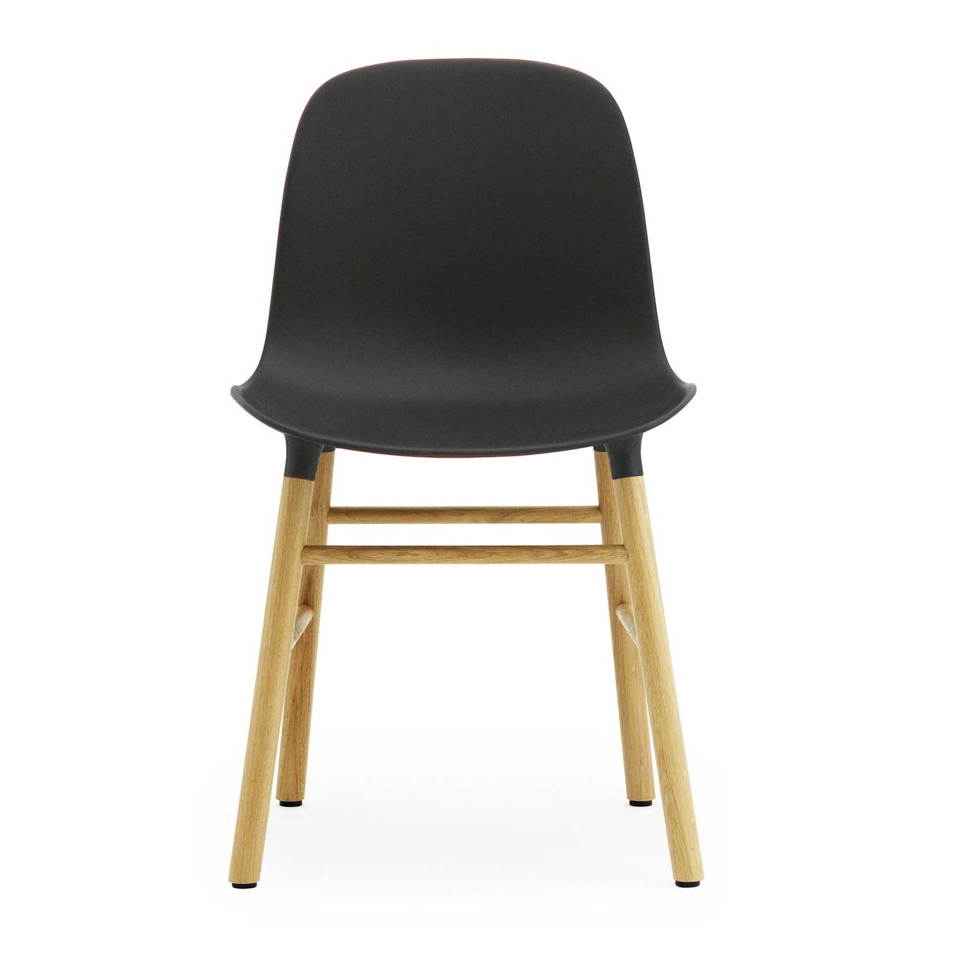 Form Stuhl, Schwarz/Eiche
