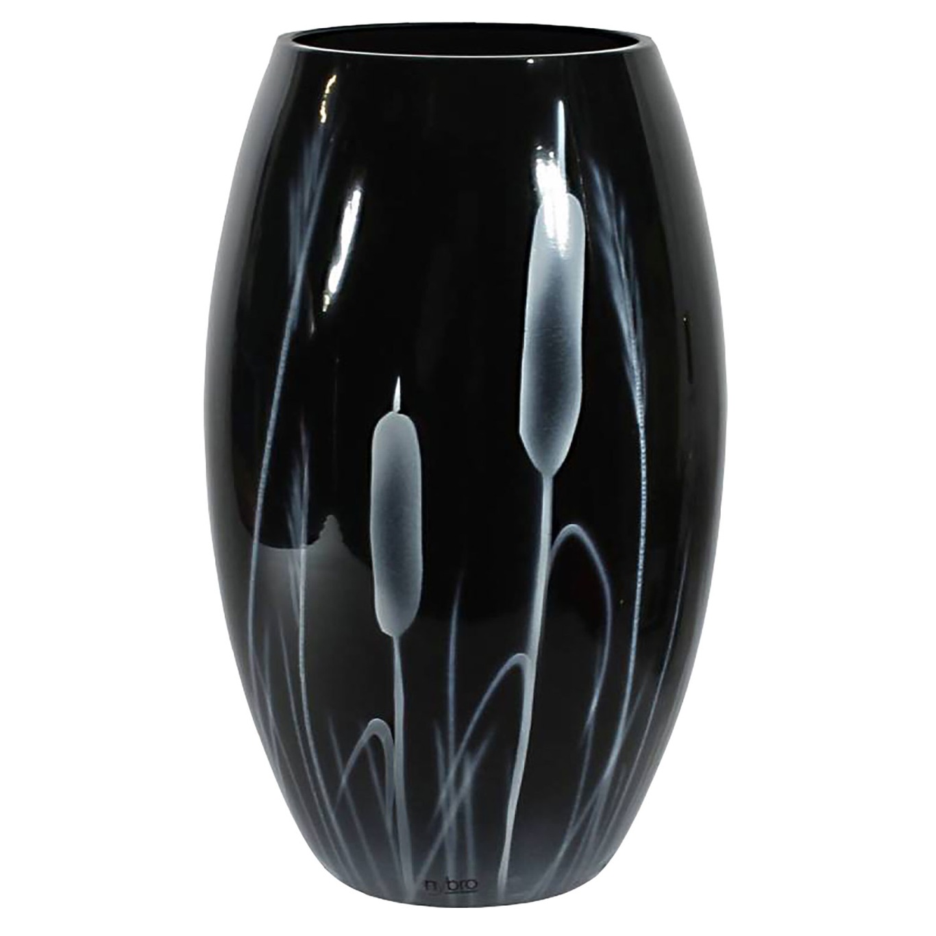 Kaveldun Vase 20 cm, Schwarz