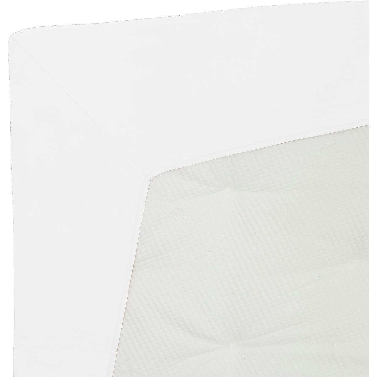 Naked Spannbetttuch 90x200 cm, Weiß