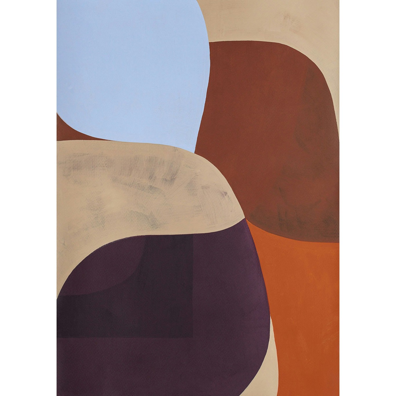 Painted Shapes 02 Poster 70x100 cm