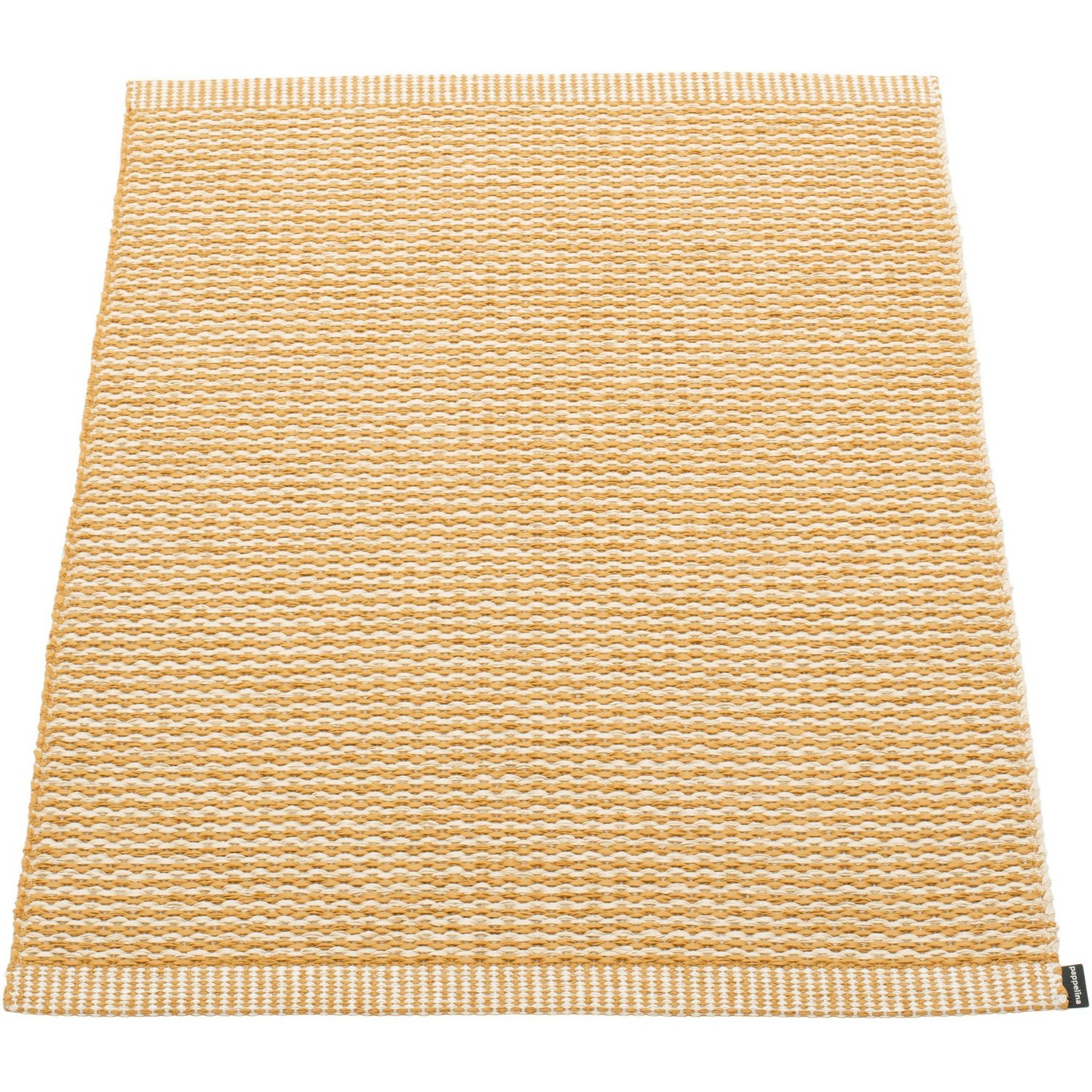 Mono Teppich Ocker/Cremefarben, 60x85 cm