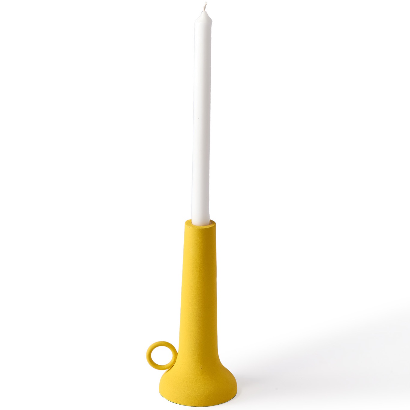 Spartan Candle Holder 22 cm, Yellow