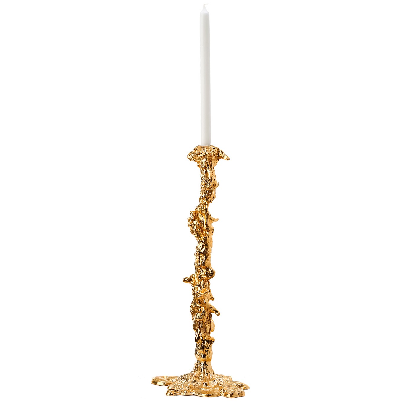 Drip Candle Holder Gold Xxl