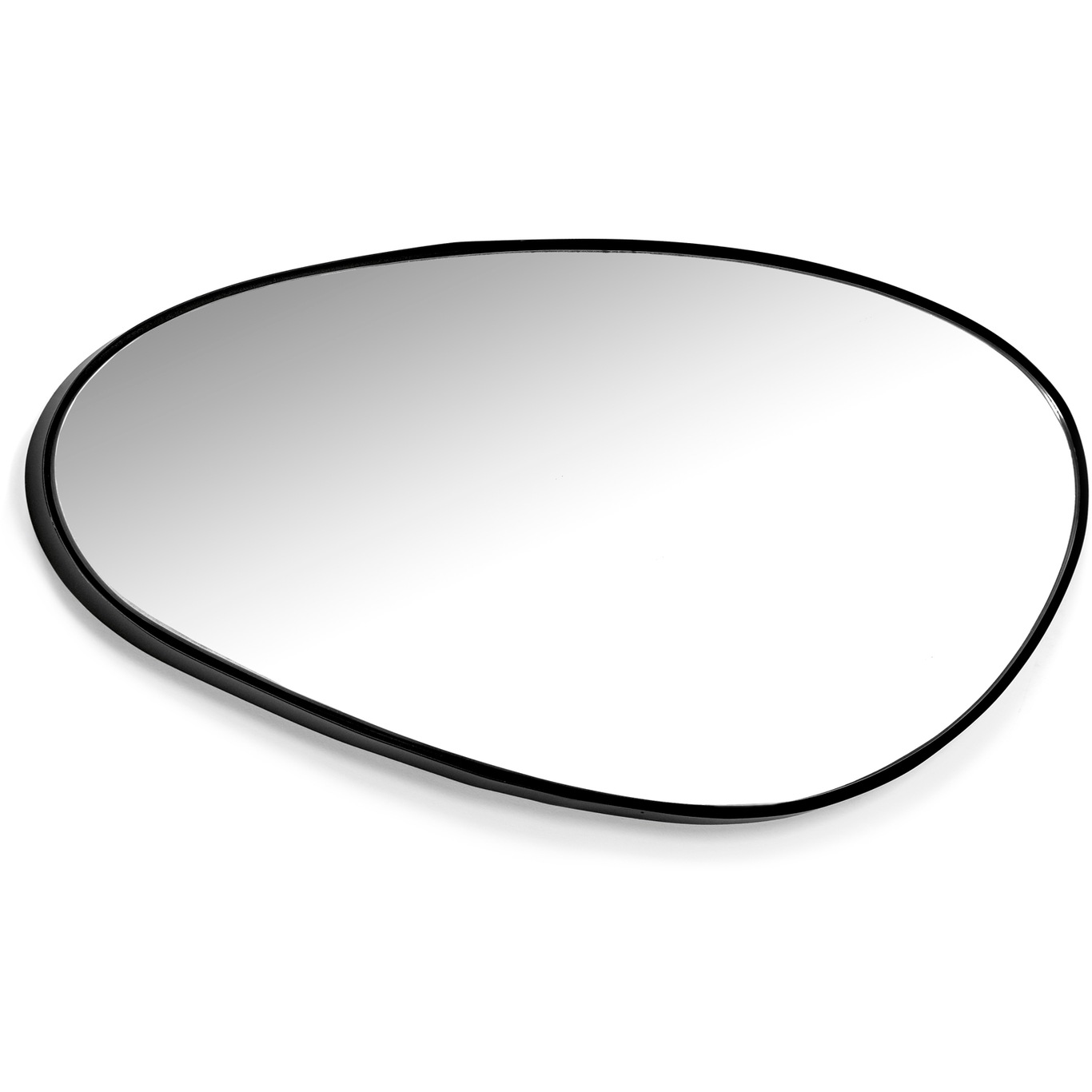 D Mirror Black, 49x23 cm