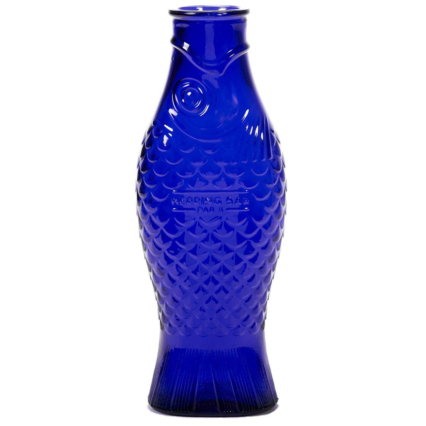 Fish & Fish Vase 1 L, Kobaltblau