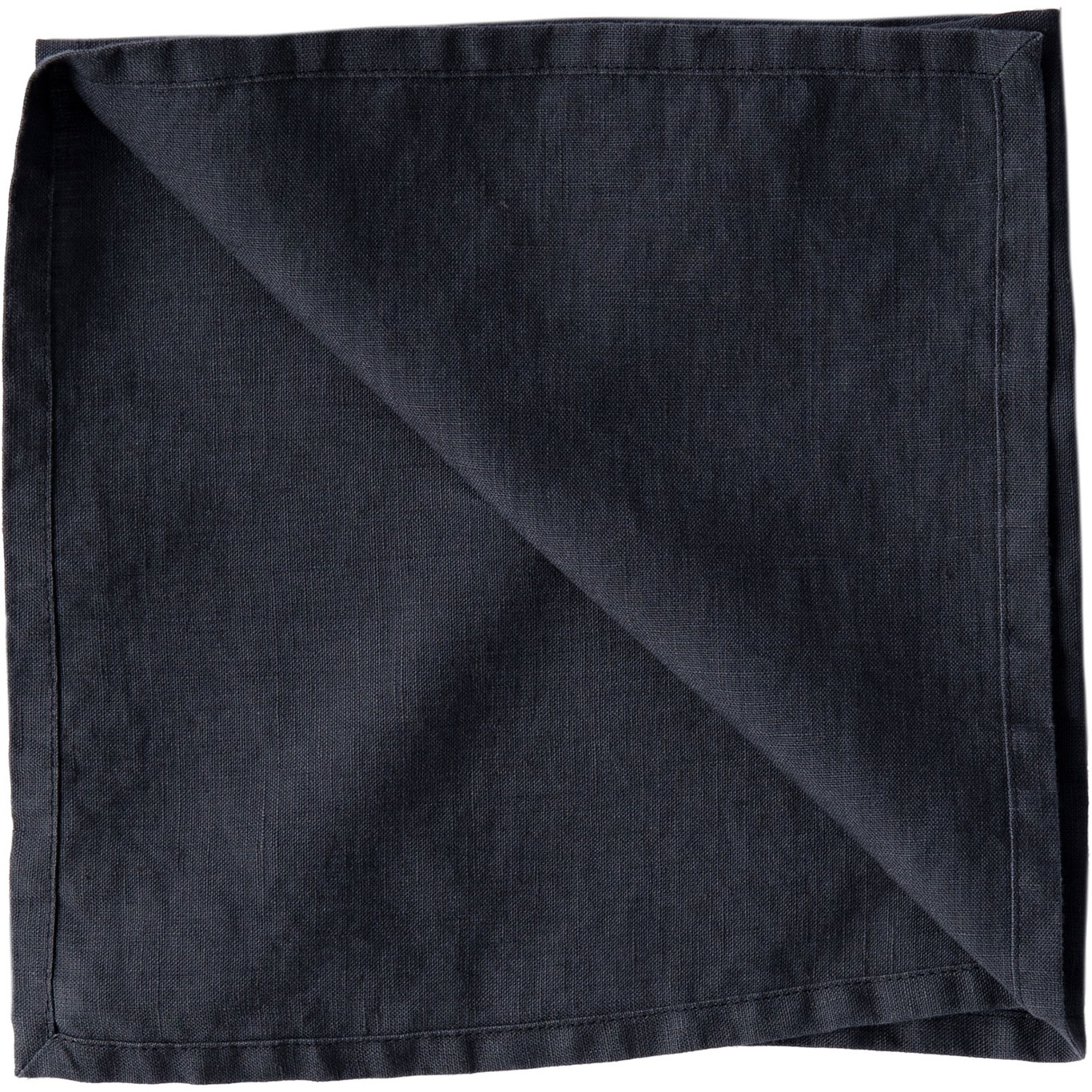 Linen Serviette 45x45 cm, Night Blue
