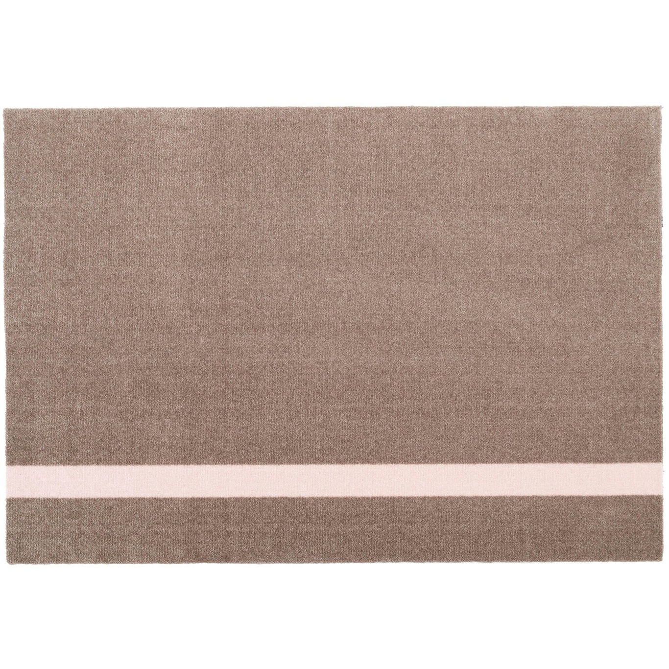 Stripes Teppich Vertikal Sandfarben/Light Rose, 90x130 cm