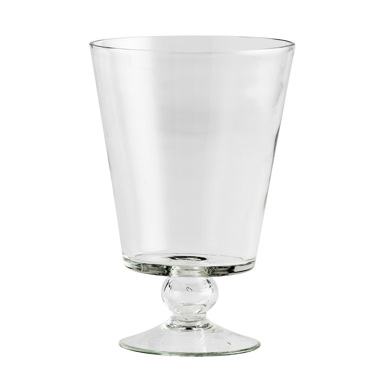 Pokal Vase Klares Glas, 18 cm