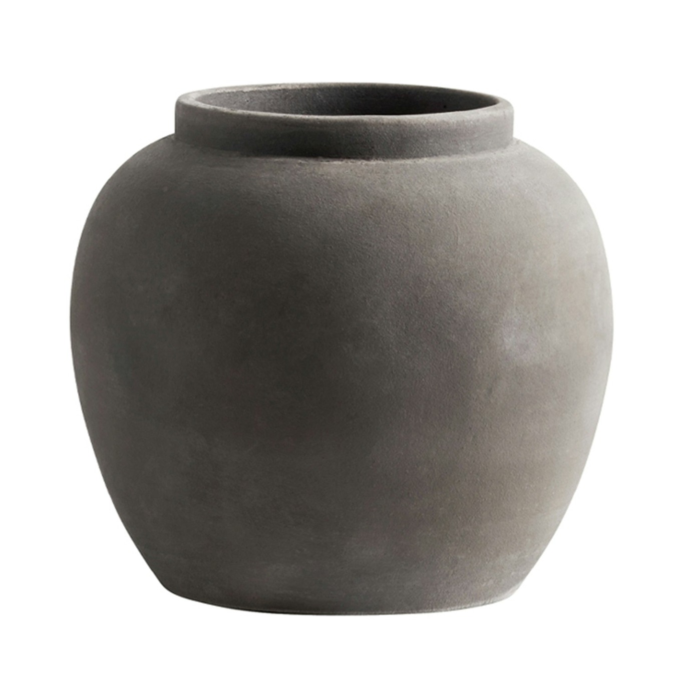 Jar Vase Topf 17 cm, Smoke