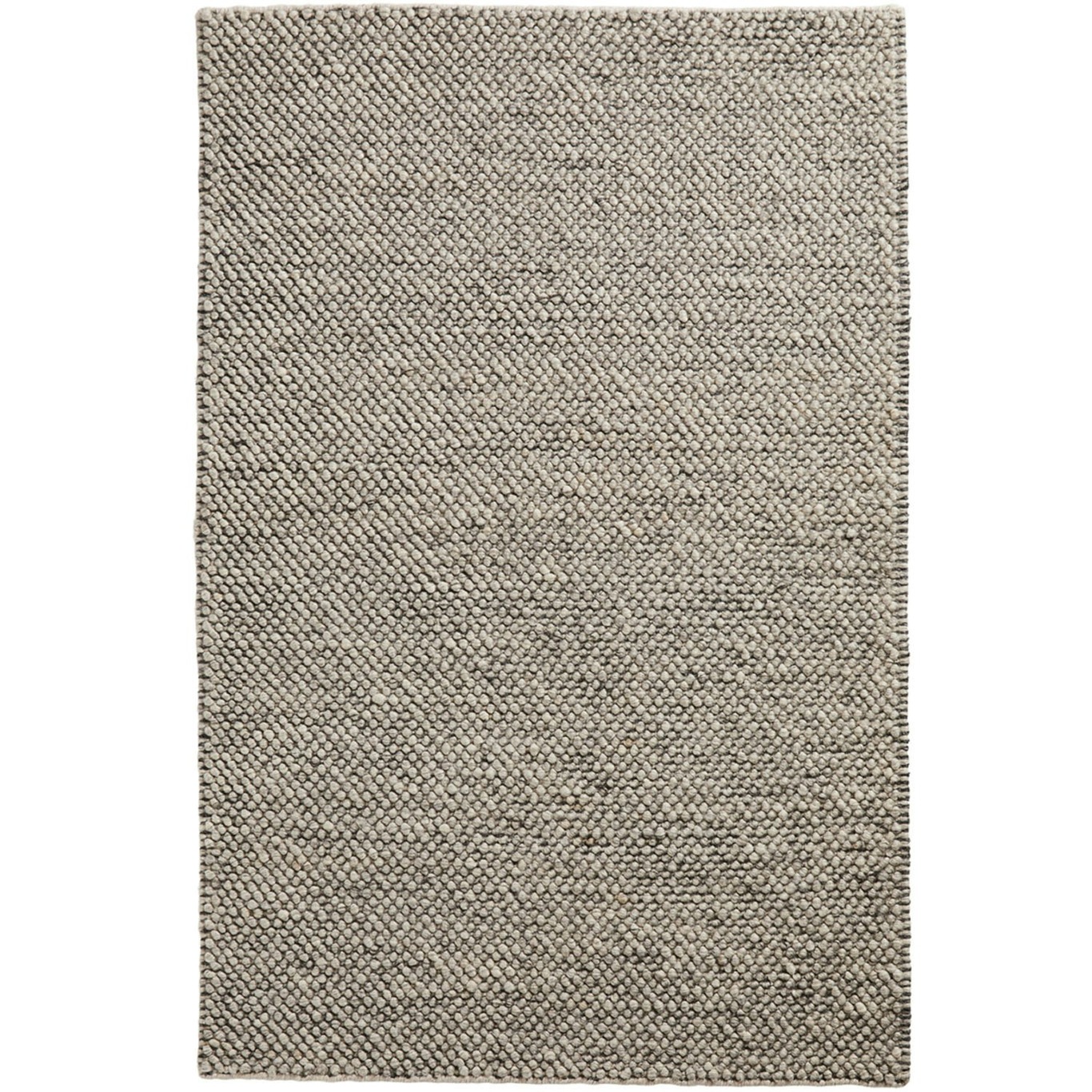 Tact Teppich Wolle 200x300 cm, Dunkelgrau