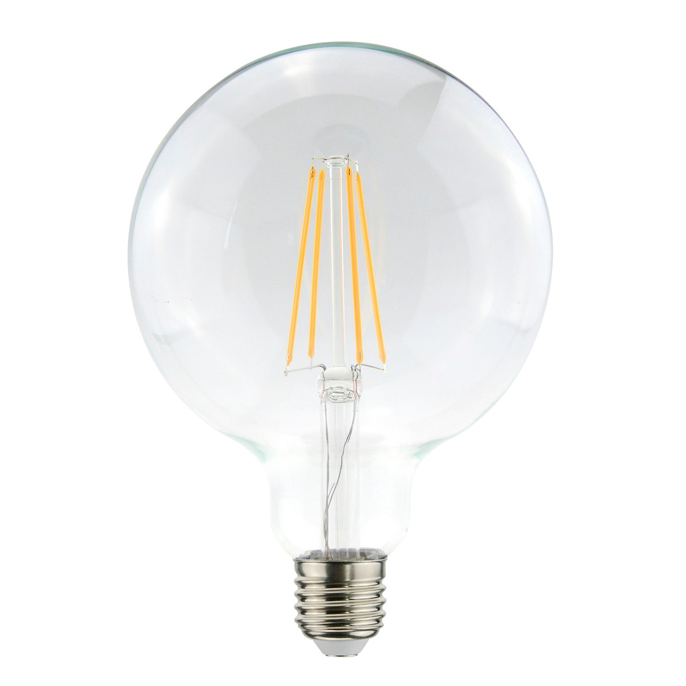 LED Decor Filament G125 5W E27 300lm Dimbaar Clear