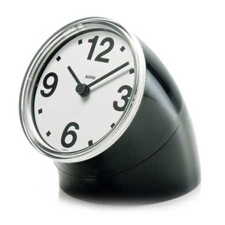 Cronotime Desk Clock, Black