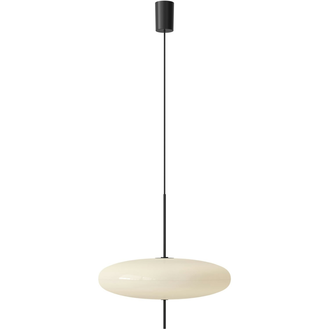 Model 2065 Hanglamp, Zwart / Wit