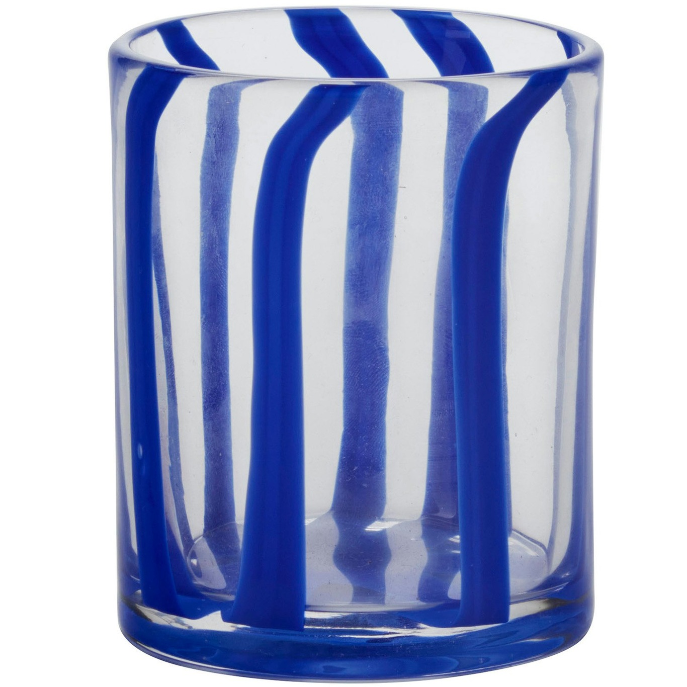 Drinkglas 10 cm, Donkerblauw