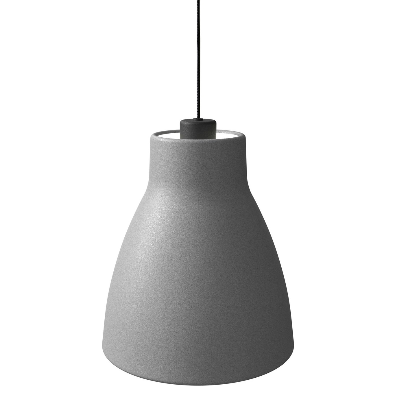 Gong Hanglamp 250 mm, Beton / Zwart