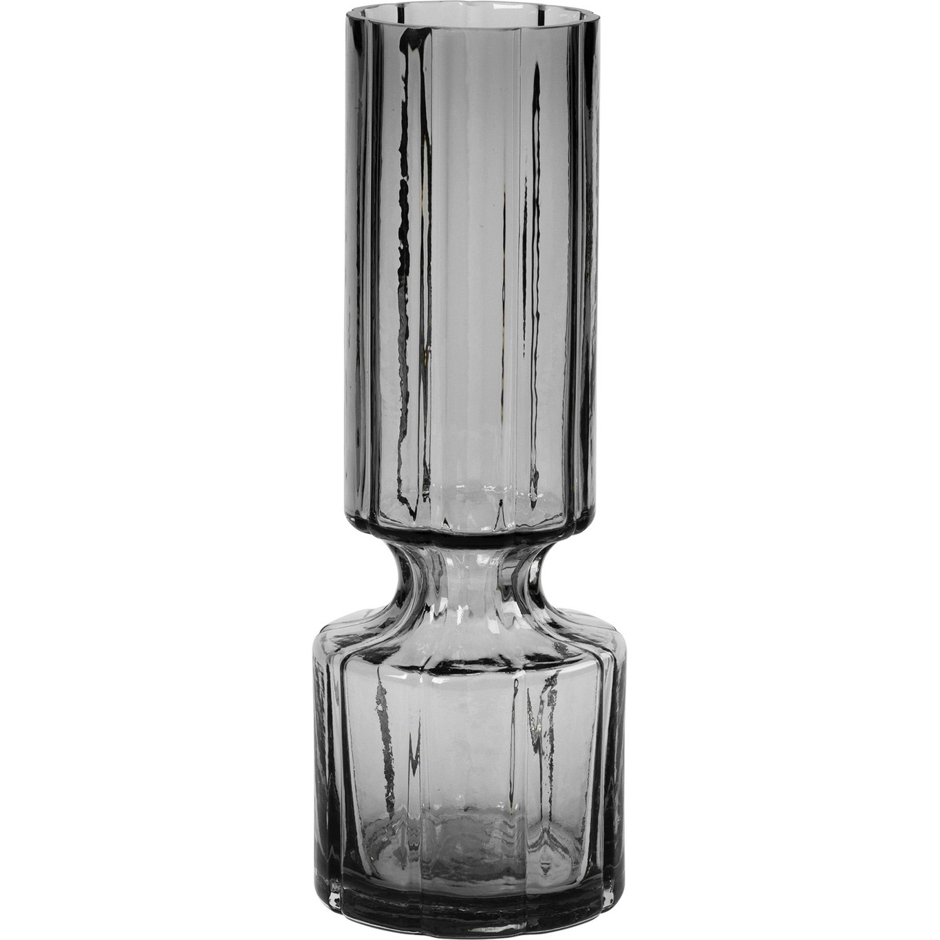 Hyacint Vaas Mondgeblazen Glas 28,3 cm, Smoked Pearl
