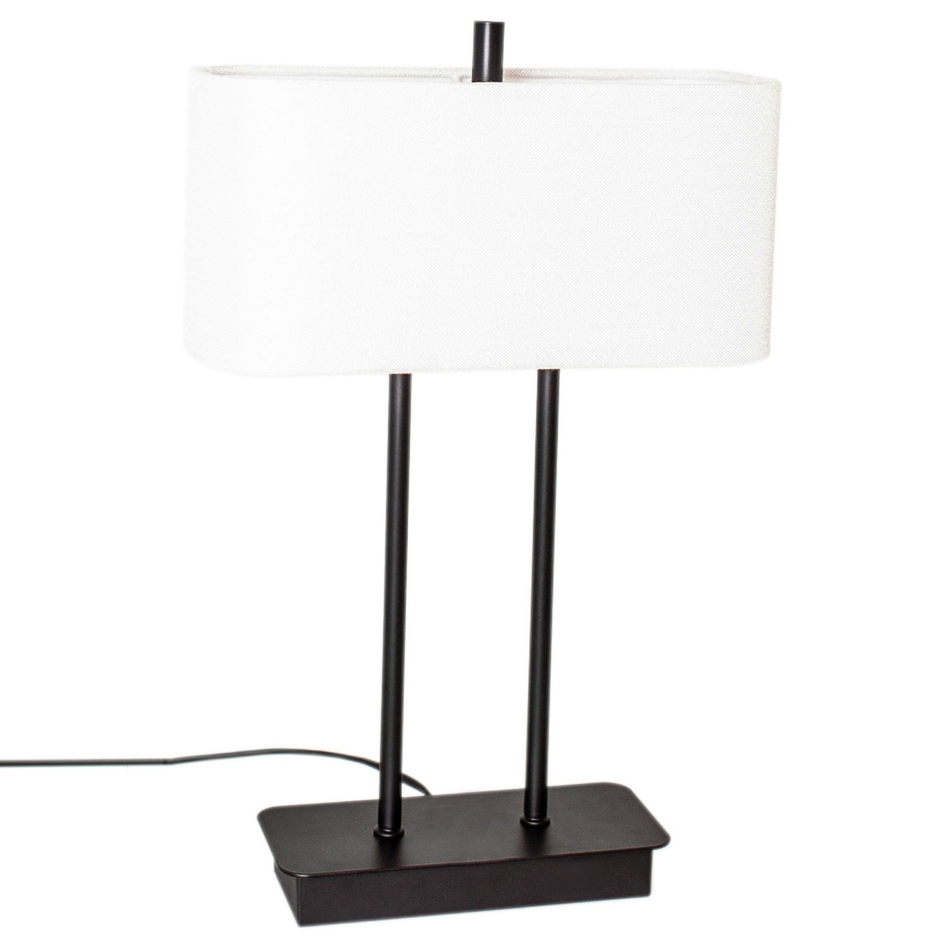 Luton Tafellamp H56 cm, Zwart / Wit