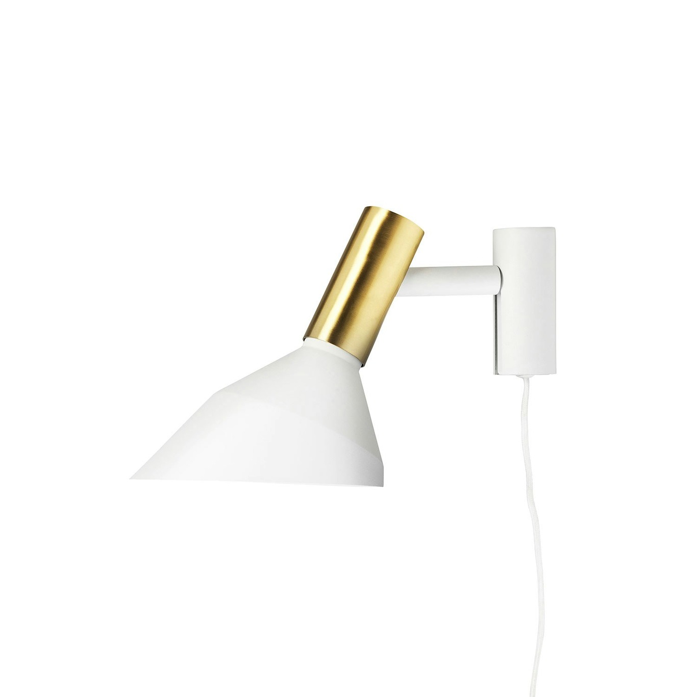 Why Wall Lamp, White/ Brass