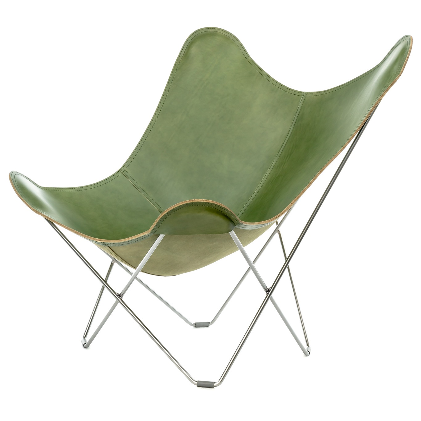 Pampa Mariposa  Chair, Grass Green/ Chrome