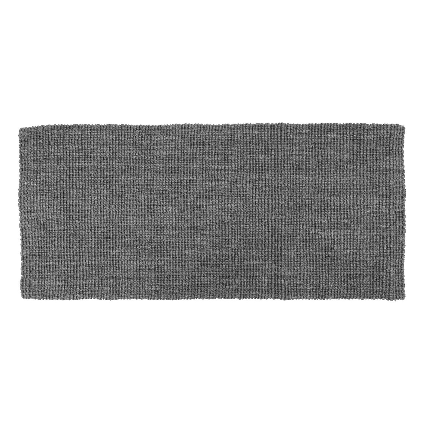 Jute Vloerkleed 80x180 cm, Lead Grey