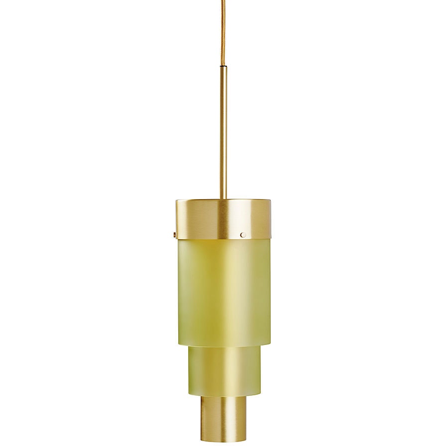 A-spire Hanglamp, Messing / Sanded Olive