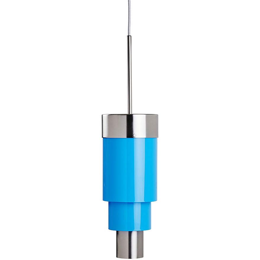 A-spire Hanglamp, Zilver / Opaalblauw