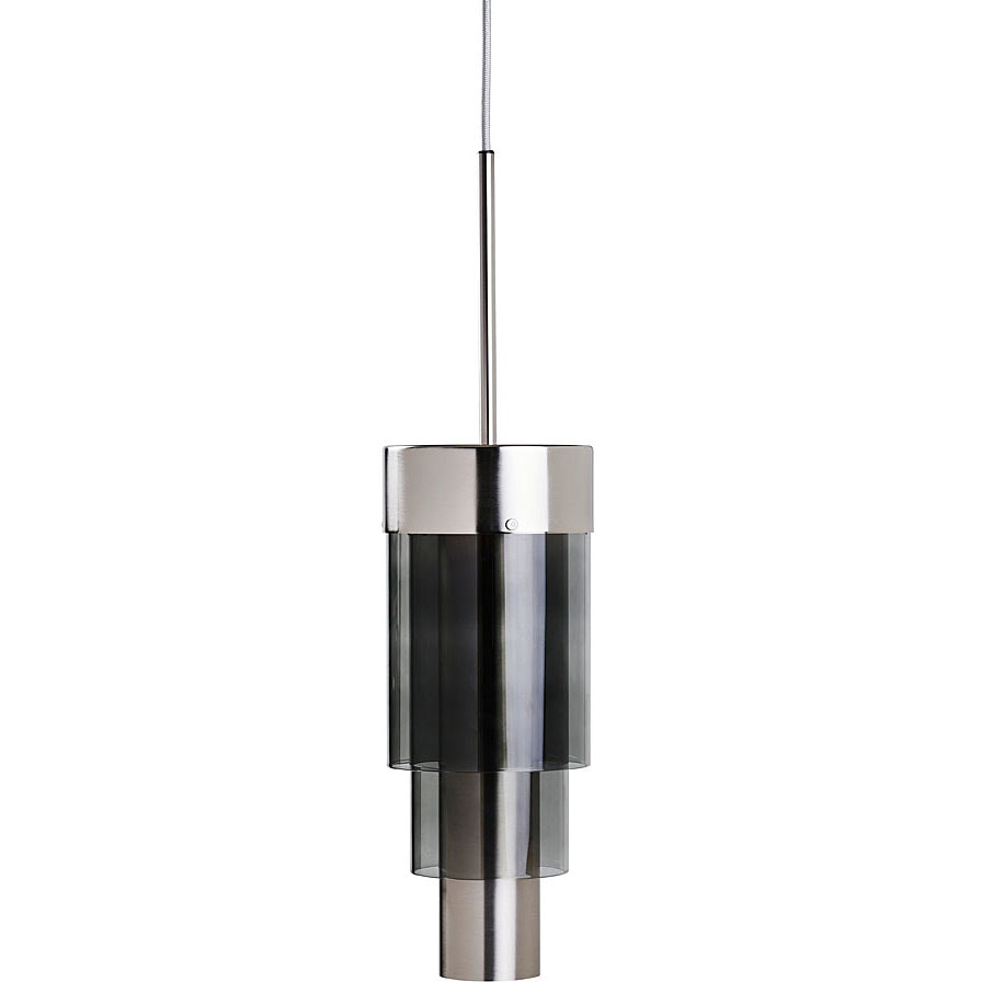 A-spire Hanglamp, Zilver / Smokey Grey
