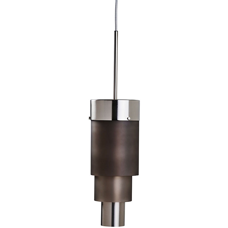 A-spire Hanglamp, Zilver / Sanded Smokey Grey