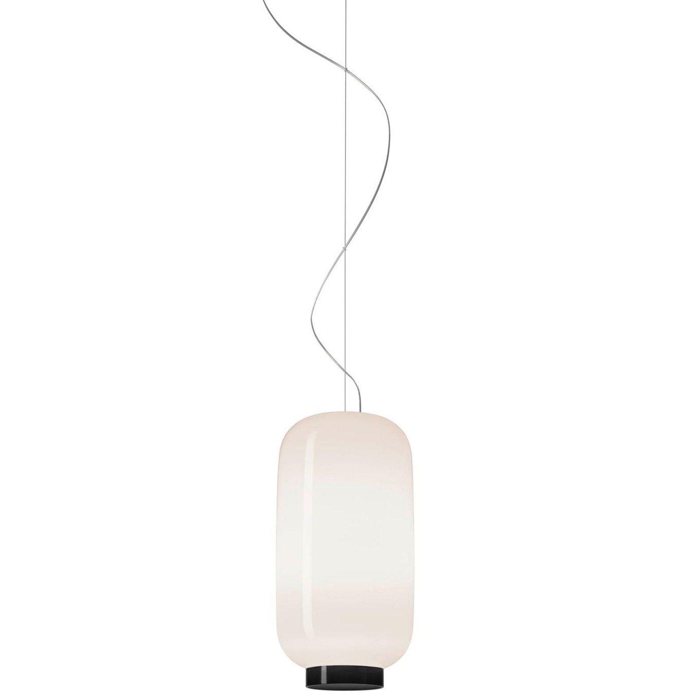 Chouchin Reverse 2 Hanglamp, Wit / Zwart
