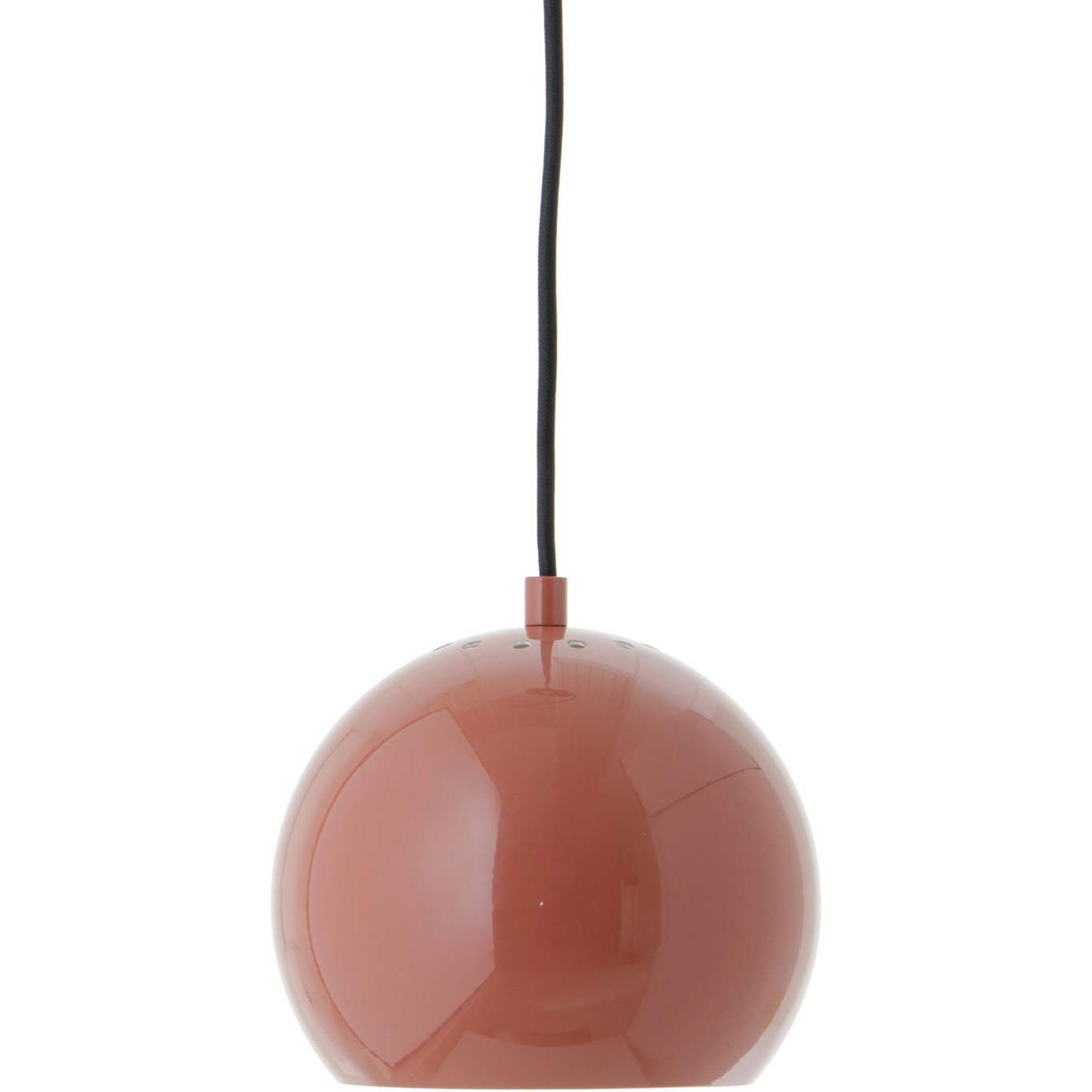 Ball Hanglamp 18 cm, Glossy Rood